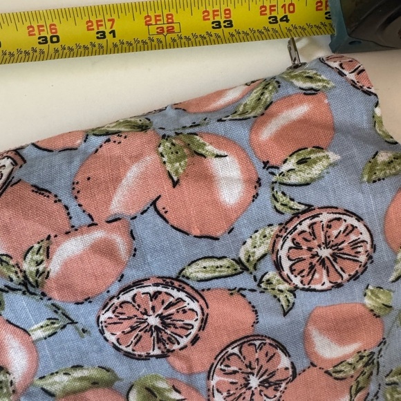 Everly Ace the Dress in Sky Lemons Citrus Blue Sz M A-line - Picture 11 of 12